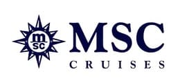 A logo of msc cruises travel guide