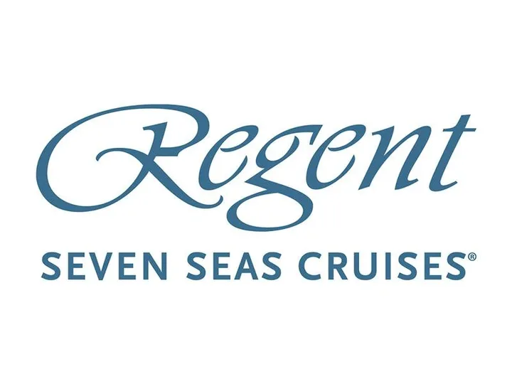 A logo of regent seven seas cruises travel agency