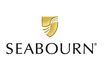 A logo of seabourn cruises travel agency